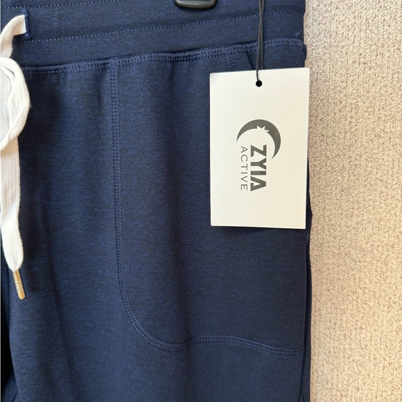 Zyia Active Women’s Size Medium Navy Cozy‎ Joggers New activewear - Picture 3 of 9